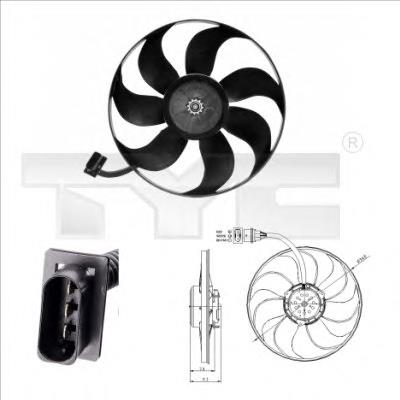 Compre EVW035 Doga Ventilador (roda de aletas) do radiador de esfriamento