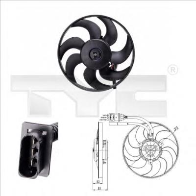 Ventilador (roda de aletas) do radiador de esfriamento VAG 6K0959455L preço, a partir de 78,98 USD