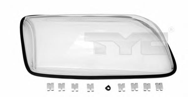 8662865 Volvo Vidro da luz esquerda