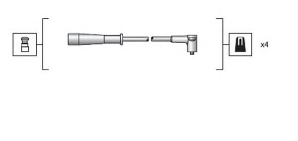 941318111130 Magneti Marelli Fios de alta voltagem, kit