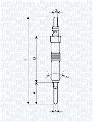 Compre ADBP180031 Blue Print Vela de incandescência