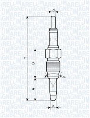 Vela de incandescência Starline S10165