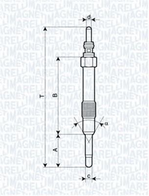 Vela de incandescência Denckermann E300028 preço, a partir de 9,61 USD