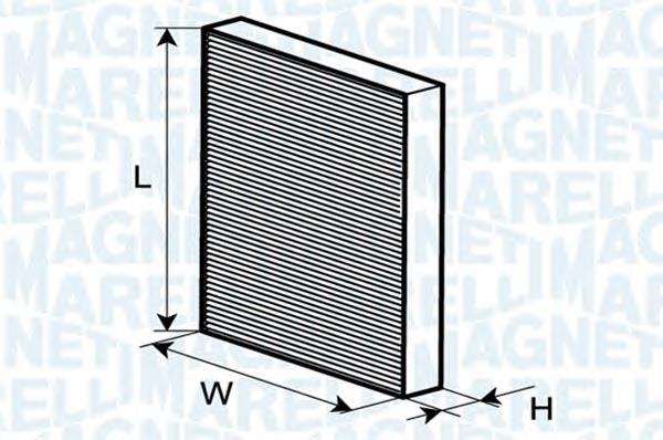Filtro de salão Magneti Marelli 350203062450 preço, a partir de 11,29 USD