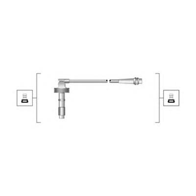 7431275284 Renault (RVI) Fios de alta voltagem, kit