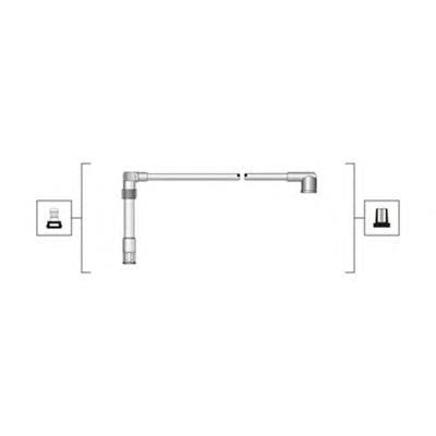 Fios de alta voltagem, kit 78905113 VAG
