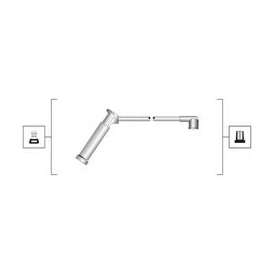 Fios de alta voltagem, kit 6789826 Ford