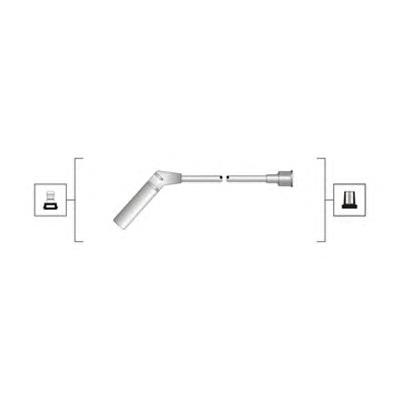 Fios de alta voltagem, kit 058905409A VAG