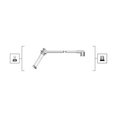 Fios de alta voltagem, kit 6596257 Ford