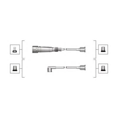 Fios de alta voltagem, kit CLS180 Champion