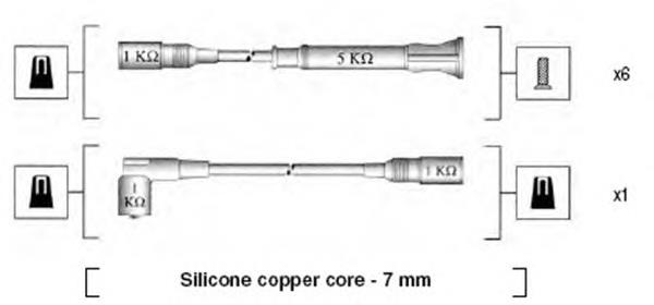 Fios de alta voltagem, kit NGK 0574 preço, a partir de 88,40 USD