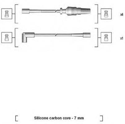 Fios de alta voltagem, kit FAE 83650