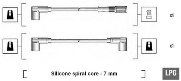Compre 4081 EFI Fios de alta voltagem, kit