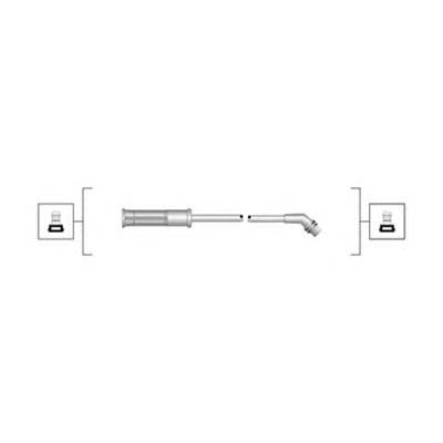 7700866923 Renault (RVI) Fios de alta voltagem, kit