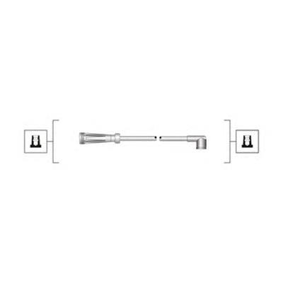 Fios de alta voltagem, kit 7700107662 Renault (RVI)