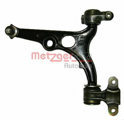 3520P4 Peugeot/Citroen Braço oscilante inferior esquerdo de suspensão dianteira