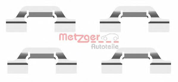 1J0615231A VAG Kit de molas de fixação de sapatas de disco traseiras