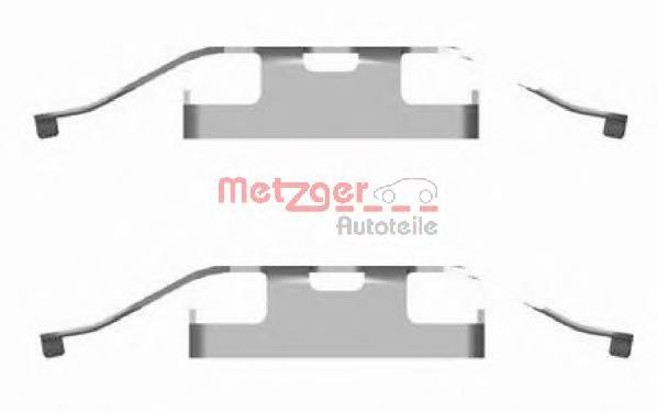 7L6615295 VAG Kit de molas de fixação de sapatas de disco traseiras