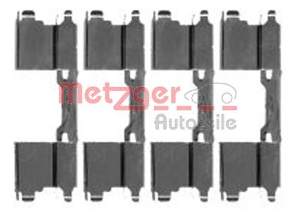 Kit de molas de fixação de sapatas de disco dianteiras A0014211591 Mercedes