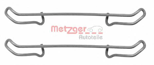 Kit de molas de fixação de sapatas de disco dianteiras Fiat Tipo  160