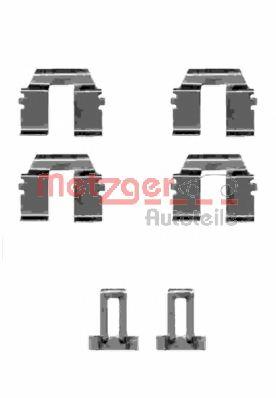 Kit de molas de fixação de sapatas de disco traseiras 1J0615231 VAG