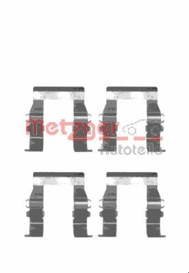Kit de molas de fixação de sapatas de disco dianteiras Bosch 1987474321