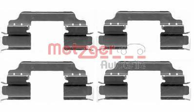 440839596R Renault (RVI) Kit de molas de fixação de sapatas de disco dianteiras