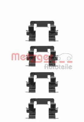 410844U125 Nissan/Infiniti Kit de molas de fixação de sapatas de disco dianteiras