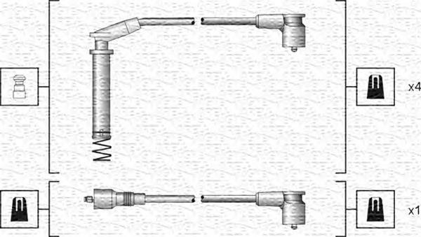 Fios de alta voltagem, kit 83570 FAE
