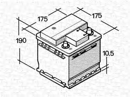 51821098 Fiat/Alfa/Lancia Bateria recarregável (PILHA)