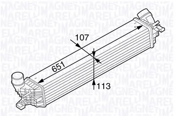 144960017R Renault (RVI) Radiador de intercooler