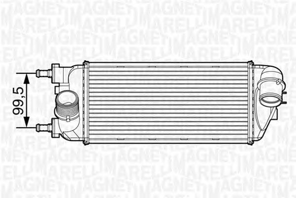 7750146 Kamoka Radiador de intercooler
