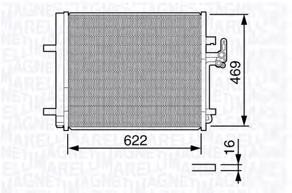 Radiador de aparelho de ar condicionado Land Rover 9G9119710BA preço, a partir de 52,73 USD