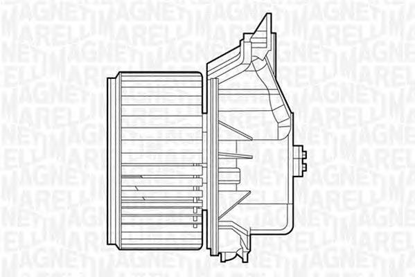 Motor de ventilador de forno (de aquecedor de salão) 77364951 Fiat/Alfa/Lancia