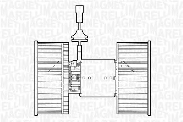Motor de ventilador de forno (de aquecedor de salão) para Iveco Stralis 