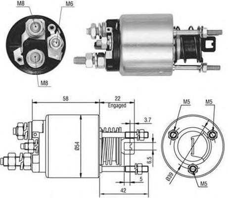Compre 9948663 Fiat/Alfa/Lancia Relê retrator do motor de arranco
