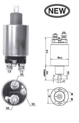 Relê retrator do motor de arranco 2339304050 Bosch