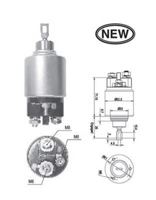 2339304069 Bosch Relê retrator do motor de arranco