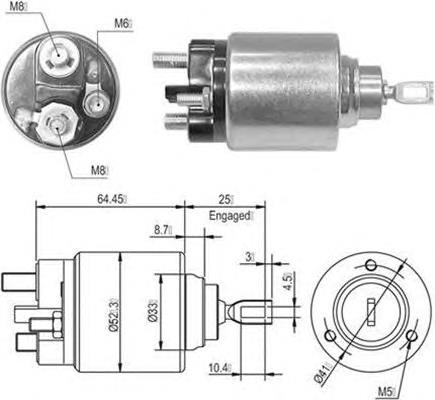 Compre ZM371 ERA Relê retrator do motor de arranco