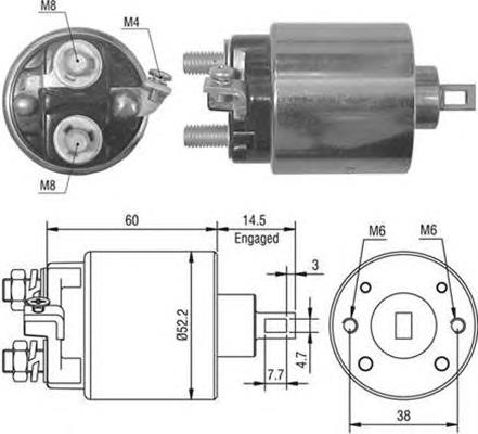 Compre ZM410 ERA Relê retrator do motor de arranco