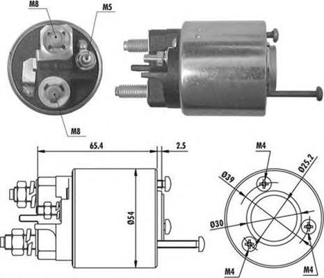 Relê retrator do motor de arranco ERA ZM497 preço, a partir de 35,17 USD