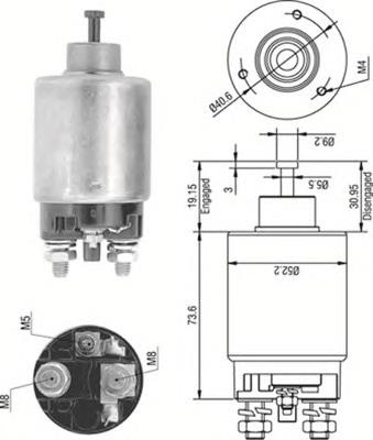 Relê retrator do motor de arranco ZM 860 preço, a partir de 28,22 USD