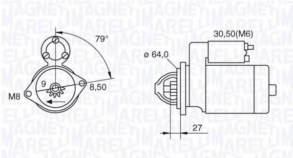 Compre 5181026 Fiat/Alfa/Lancia Motor de arranco