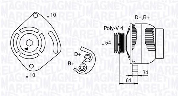 51718502 Fiat/Alfa/Lancia Gerador