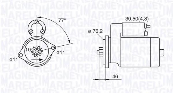 Compre 0986024360 VAG Motor de arranco