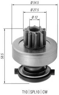 Compre 1071 ZEN Roda-livre do motor de arranco