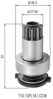 Roda-livre do motor de arranco ERA ZN1069 preço, a partir de 15,71 USD
