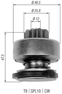 Compre 1006209715 Bosch Roda-livre do motor de arranco