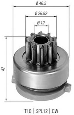 71380209 Profit Roda-livre do motor de arranco