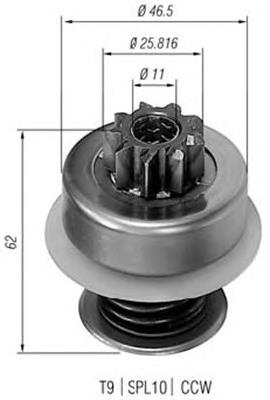 Roda-livre do motor de arranco Bosch 1006209431 preço, a partir de 16,40 USD